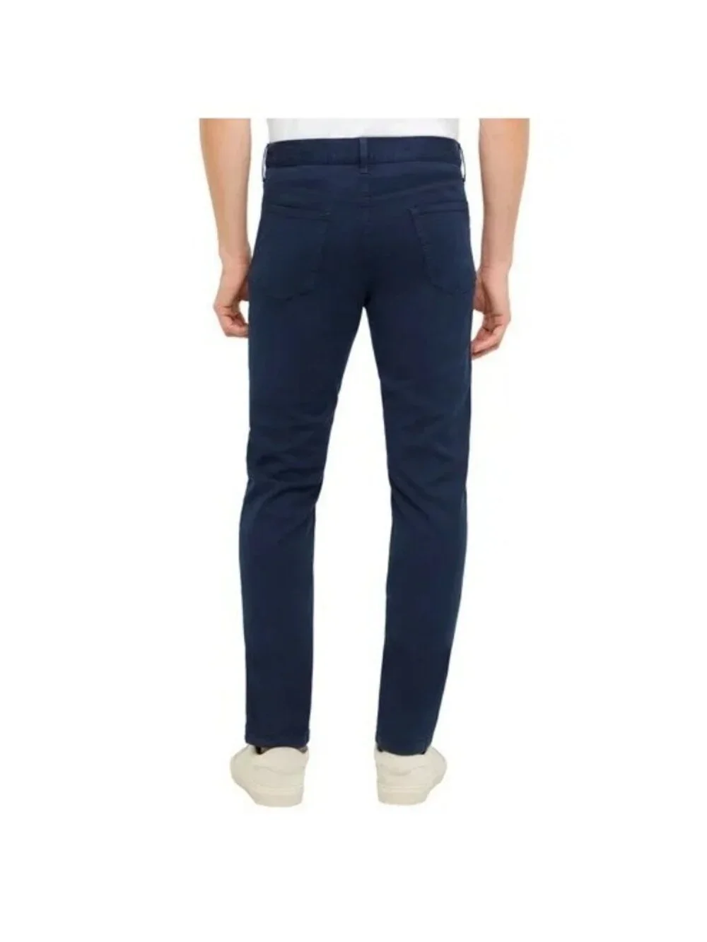 Banana Republic Men's 34x30 Slim Fit 5-Pocket Twill Chino Pants Navy Blue F1869